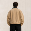 Custom Work Jacket with Distressed Canvas for Private Label