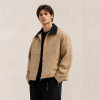 Custom Work Jacket with Distressed Canvas for Private Label