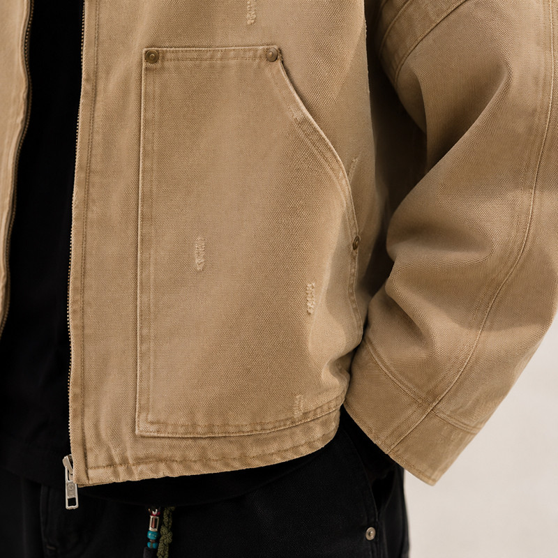 Detail image of jacket lining