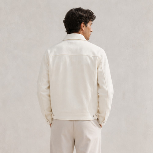 Custom Jacket with Chest Zip Pocket for Private Label