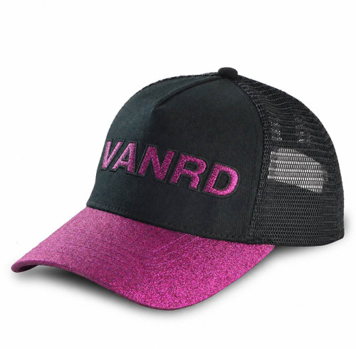 Custom Glitter Trucker Hat with Mesh Back for Brands