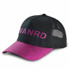 Custom Glitter Trucker Hat with Mesh Back for Brands