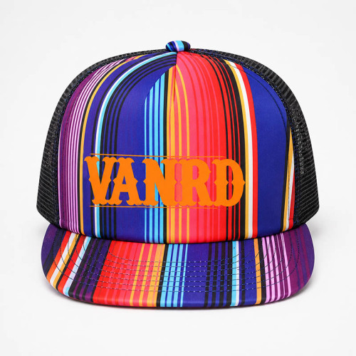 Custom Printed Trucker Hat With Mesh Back Snapback