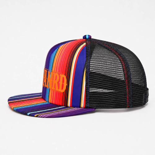 Custom Printed Trucker Hat With Mesh Back Snapback