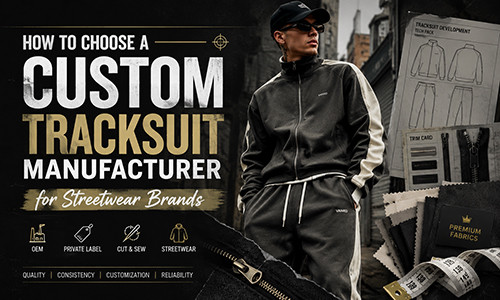 How to Choose a Custom Tracksuit Manufacturer for Streetwear Brands