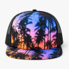 Custom Printed Trucker Hat With Mesh Back Snapback