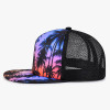 Custom Printed Trucker Hat With Mesh Back Snapback