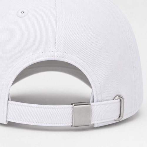Custom Embroidered Baseball Cap With Red Logo Patch