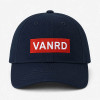 Custom Navy Embroidered Baseball Cap With Logo Patch