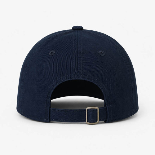 Custom Navy Embroidered Baseball Cap With Logo Patch