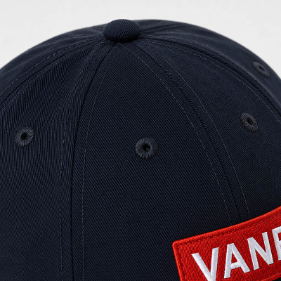 Custom Navy Embroidered Baseball Cap With Logo Patch