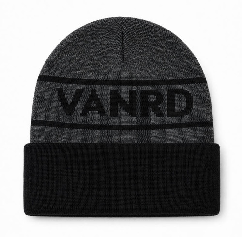 Custom Knit Beanie with Neon Logo Patch