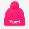Custom Knit Beanie with Neon Logo Patch