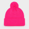 Custom Knit Beanie with Neon Logo Patch