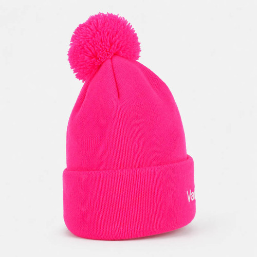 Custom Knit Beanie with Neon Logo Patch