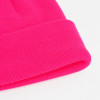 Custom Knit Beanie with Neon Logo Patch