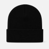 Custom Black Embroidered Beanie With Neon Logo Cuff