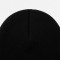 Custom Black Embroidered Beanie With Neon Logo Cuff