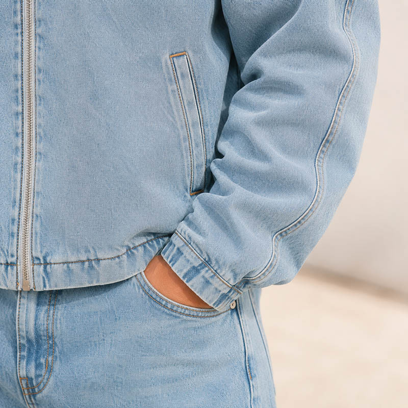 Detail image of jacket lining