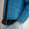 Custom Washed Denim Zip Up Jacket for Streetwear Brands