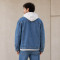 Custom Denim Jacket With Patch Pockets for Streetwear