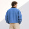 Custom Work Jacket With Contrast Collar and Zip Front