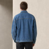 Custom Denim Jacket With Western Yoke and Flap Pockets