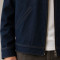 Custom Denim Jacket With Dark Wash and Zip Front