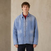 Custom Denim Jackets With Patch Pockets and Washed Finish