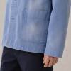 Custom Denim Jackets With Patch Pockets and Washed Finish