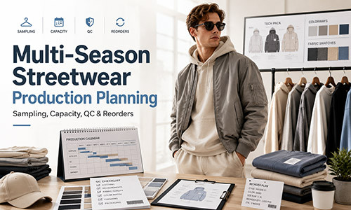 Multi-Season Streetwear Production Planning: How Established Brands Control Sampling, Capacity, QC, and Reorders