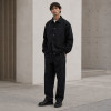 Custom Tracksuit Set in Black Nylon