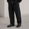 Custom Tracksuit Set in Black Nylon