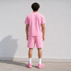 Custom Tracksuit Set in Pink T-Shirt and Shorts