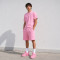 Custom Tracksuit Set in Pink T-Shirt and Shorts