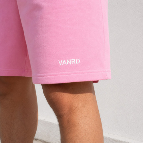 Custom Tracksuit Set in Pink T-Shirt and Shorts