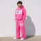 Custom Pink Zip Hoodie and Sweatpants Set