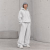 Custom Tracksuit Set in Heather Grey Fleece