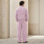 Custom Tracksuit Set in Pink Plaid Woven Fabric