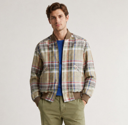 Custom Plaid Varsity Jacket Manufacturer for Streetwear Brands