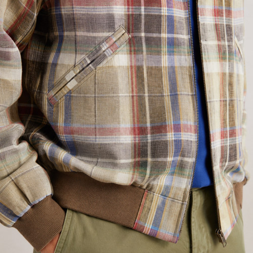 Custom Plaid Varsity Jacket Manufacturer for Streetwear Brands