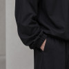 Custom Tracksuit Set in Black Half-Zip Fleece