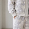Custom Tracksuit Set in White Camo Fleece