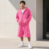 Custom Tracksuit Set in Hot Pink Zip Hoodie