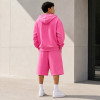 Custom Tracksuit Set in Hot Pink Zip Hoodie