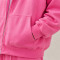 Custom Tracksuit Set in Hot Pink Zip Hoodie