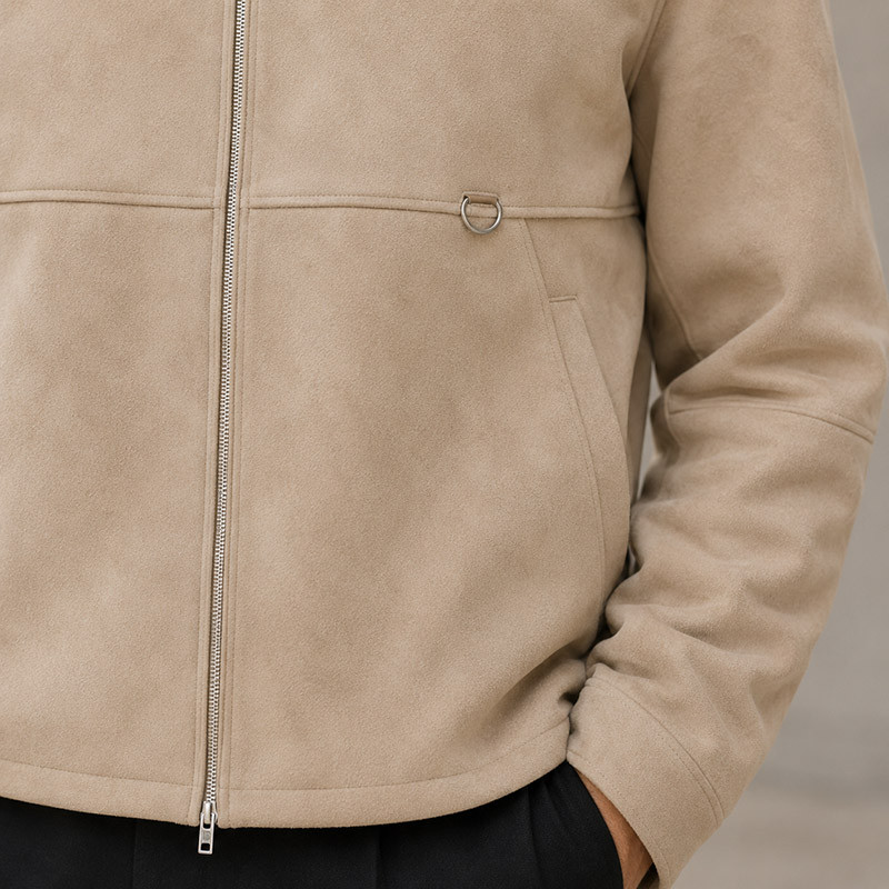 Detail image of jacket lining