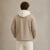 Custom Work Jacket in Beige Brushed Twill