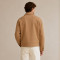 Custom Work Jacket in Camel Brushed Twill