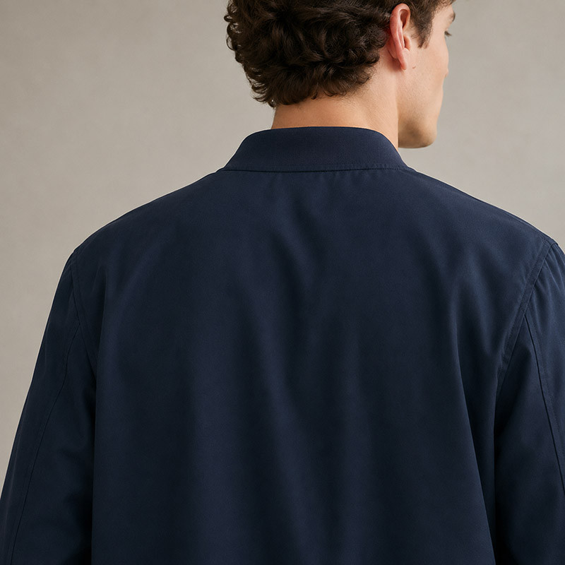 Green retro jacket model display